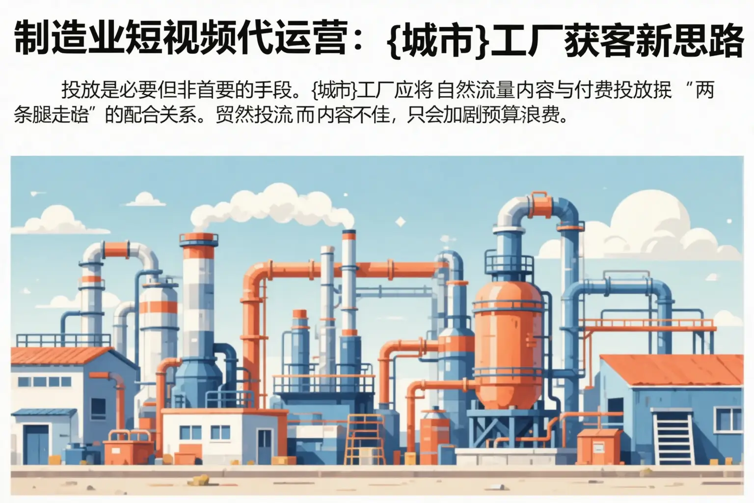 制造业短视频代运营：宣城工厂获客新思路