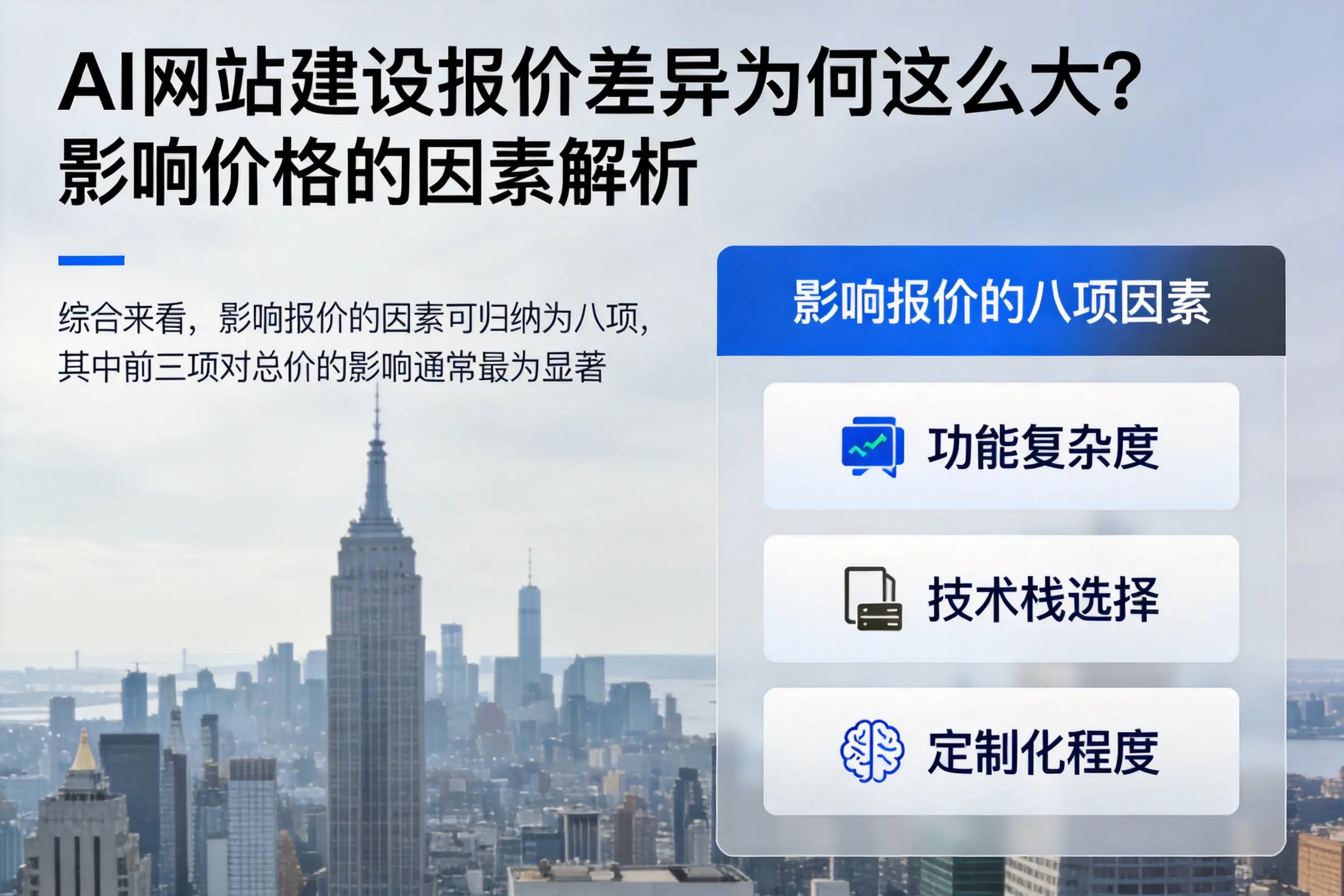 宣城AI网站建设报价差异为何这么大？影响价格的因素解析