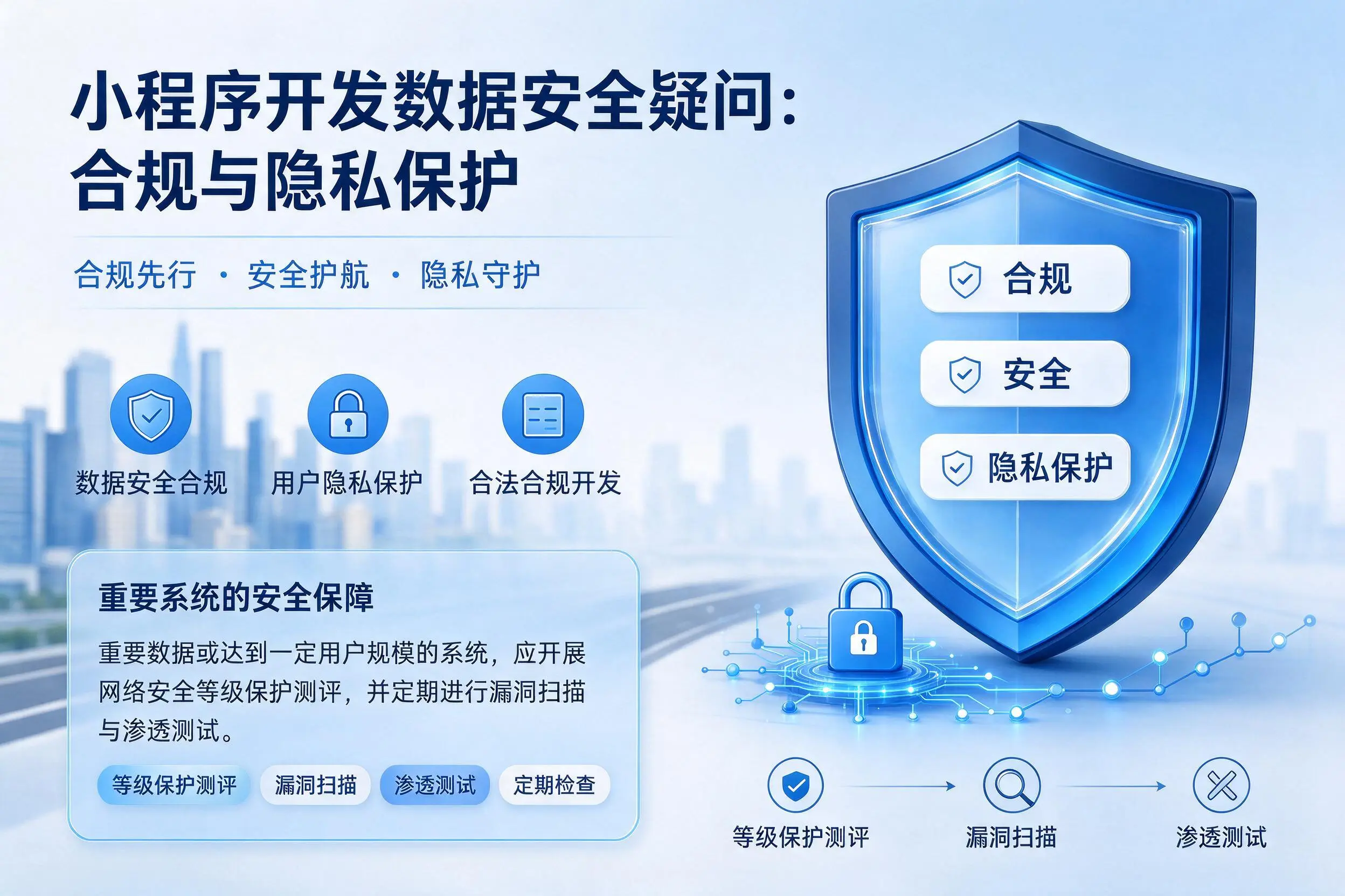 宣城小程序开发数据安全疑问：合规与隐私保护
