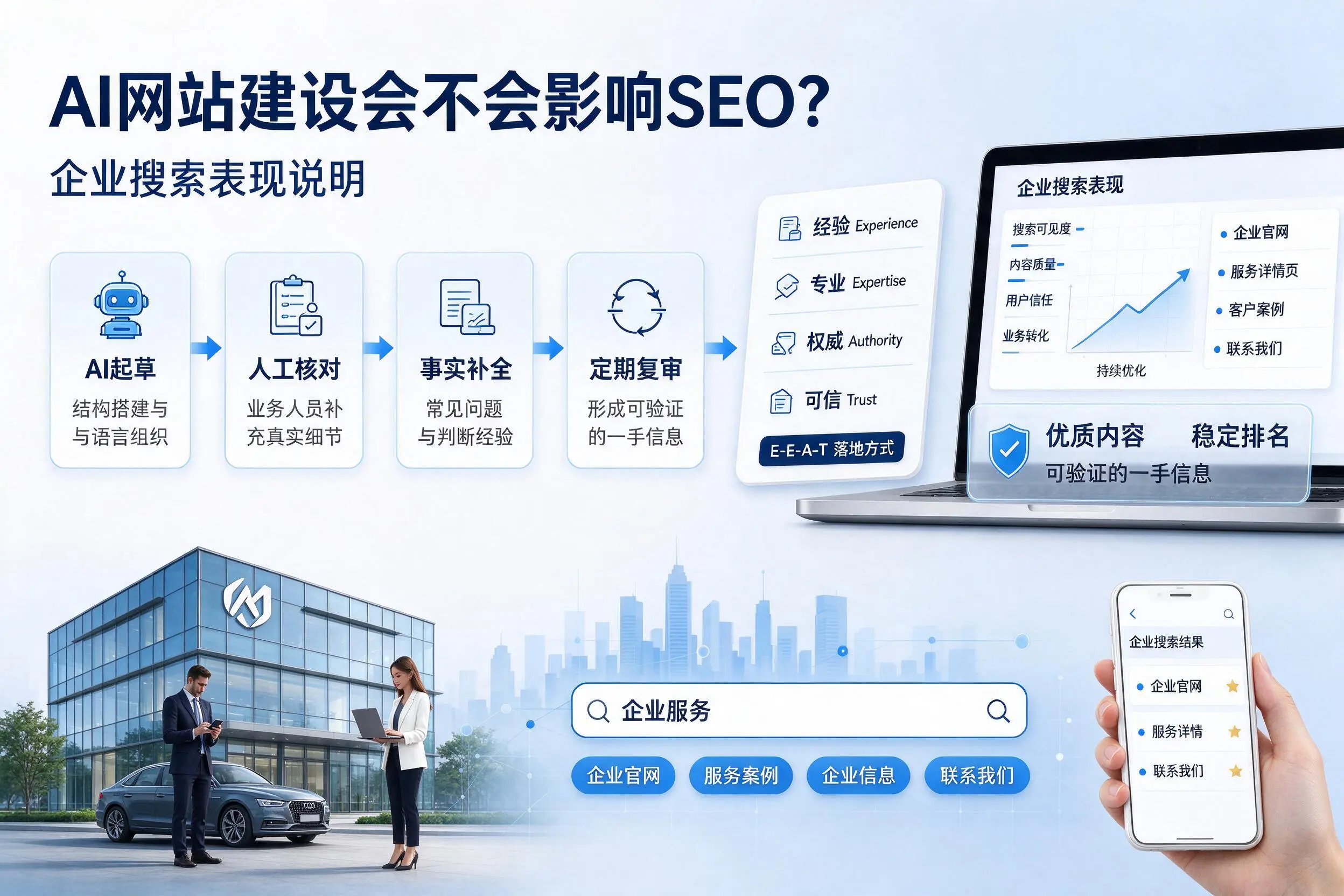 AI网站建设会不会影响SEO?宣城企业搜索表现说明
