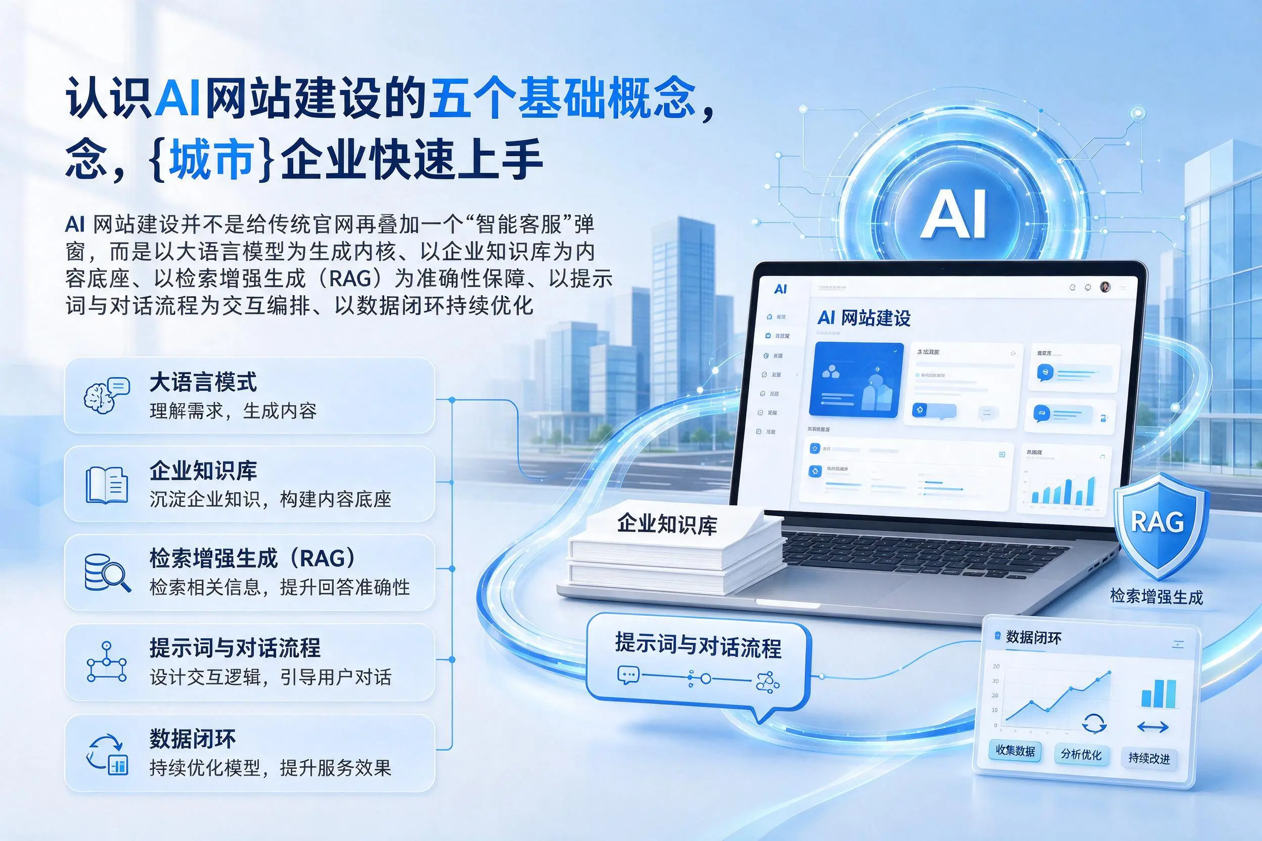 认识AI网站建设的五个基础概念，宣城企业快速上手