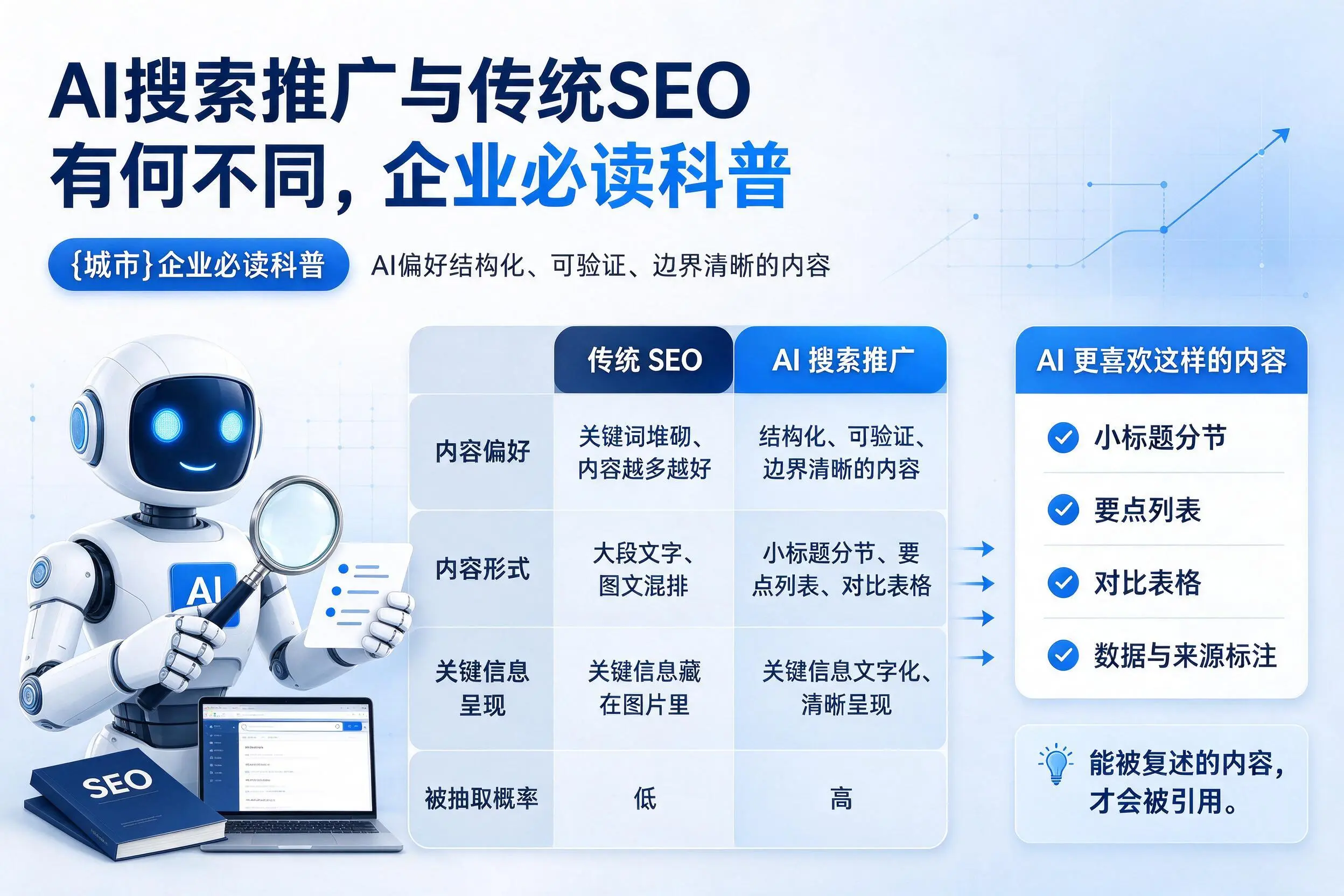 AI搜索推广与传统SEO有何不同,宣城企业必读科普